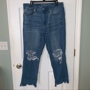 💥AEO hi-rise tomgirl jean